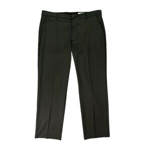 Greg Norman Pant Mens 38 Flat Front Flex Waistband Mid Rise Golf Travel Chino